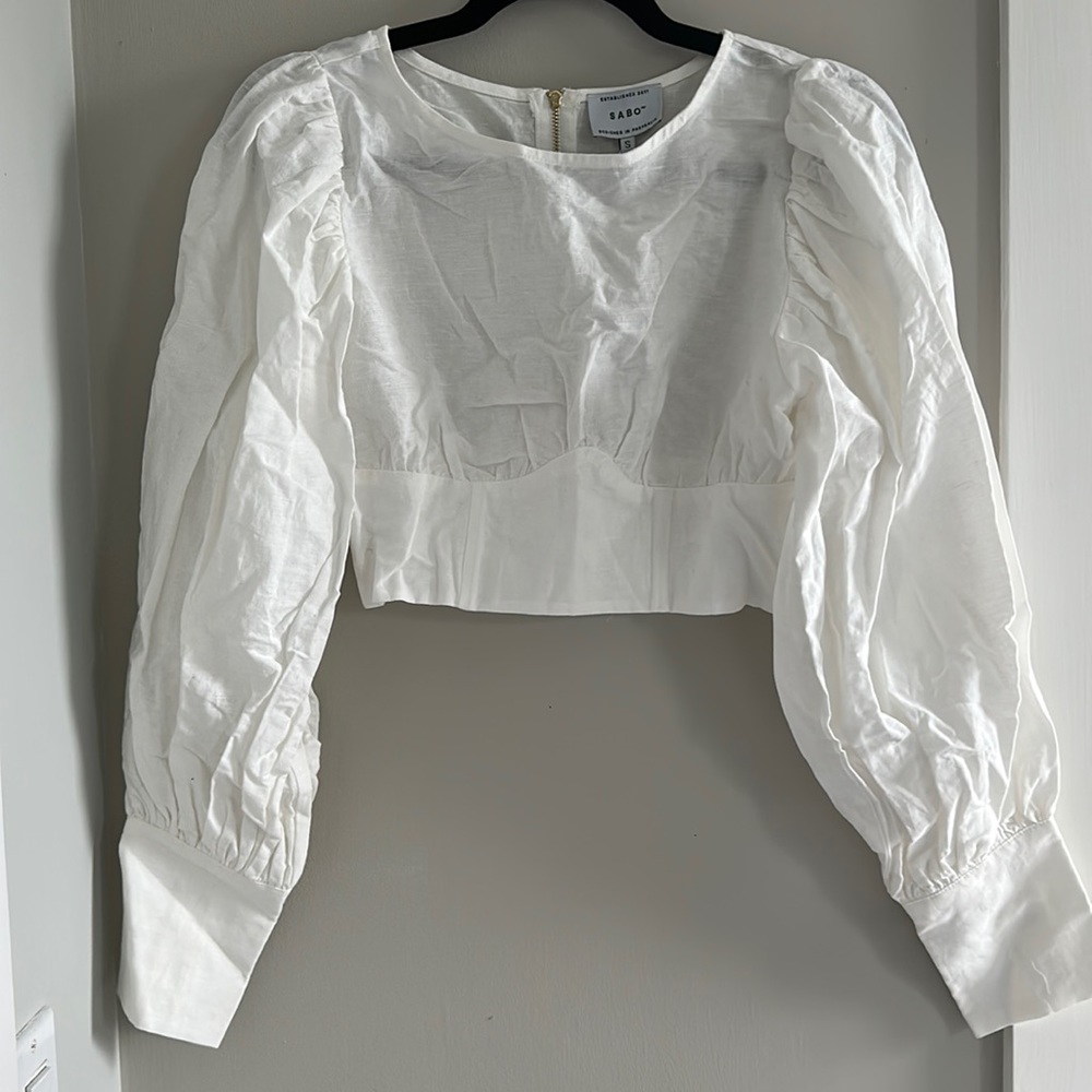 NWT sabo skirt cropped top